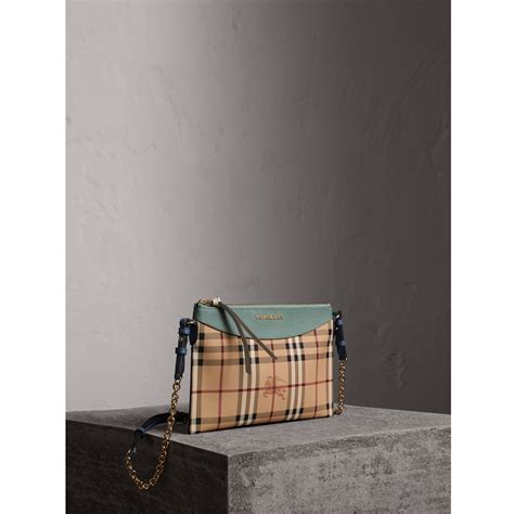 burberry haymarket check clutch bag